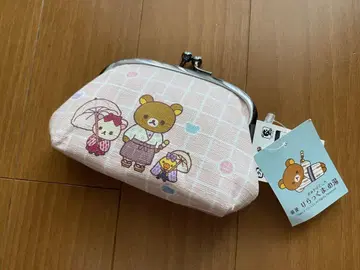 리락쿠마 리락쿠마의 온천 도고 가마구치 파우치 지갑 소품함 한정 상품