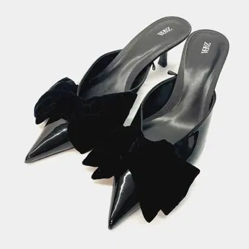 리본 포함 힐 뮬 (HEELED MULES WITH BOW) 1704