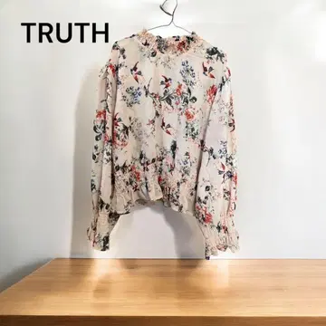 TRUTH 꽃무늬 느긋한 L L 긴팔 블라우스