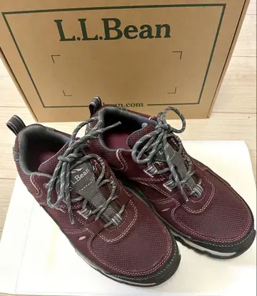 새상품급 L.L.Bean 아웃도어 신발 버건디 하이킹 사이즈 24cm