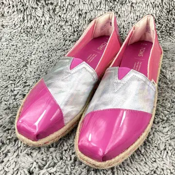 미사용급 TOMS 클래식 슬립온 에스파드리유 24.5cm