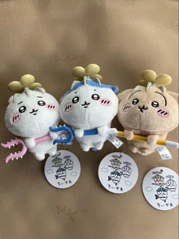 치이카와 토벌 마스코트 토끼 하치와레 치이카와 전 3종 컴프 세트