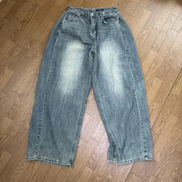 nugu 빈티지 워시 데님 XL