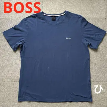HUGO BOSS 휴고보스 반팔 티셔츠 자수 로고 심플 남성용