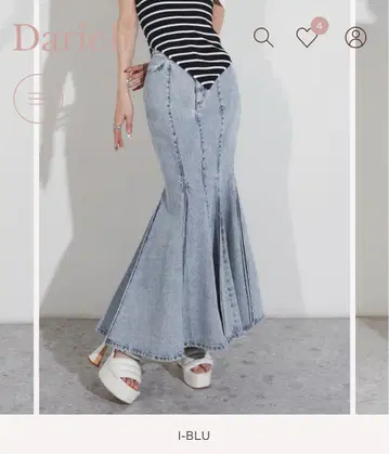 Darich 프린세스 머메이드 데님 스커트