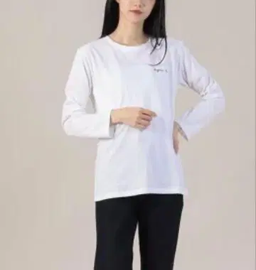 애니에스베 로고 롱 T