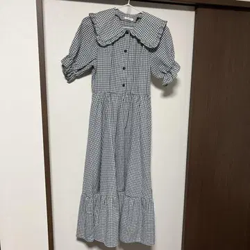시마무라 아오키 미사코 씨 콜라보 원피스 블랙