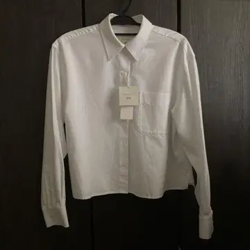 택 포함 JWANDERSON 옥스퍼드 셔츠 화이트
