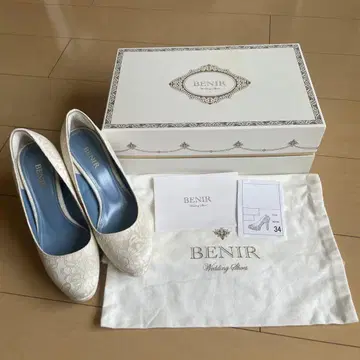 BENIR 웨딩 신발 사이즈 34 아이보리