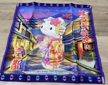 지역 한정 헬로키티 타월 교토 기모노 버전 레어 키티 kitty