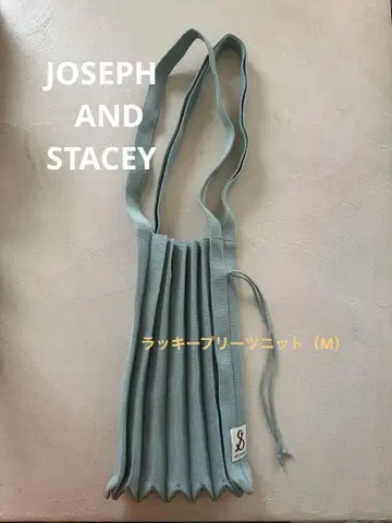 JOSEPH AND STACEY 럭키 플리츠 니트 (M) 바질