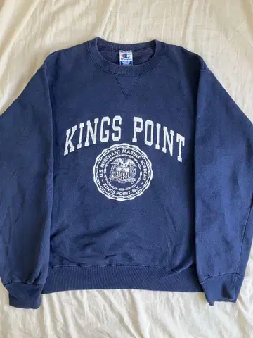 챔피온 USA제 90's 밀리터리 맨투맨 KINGS POINT