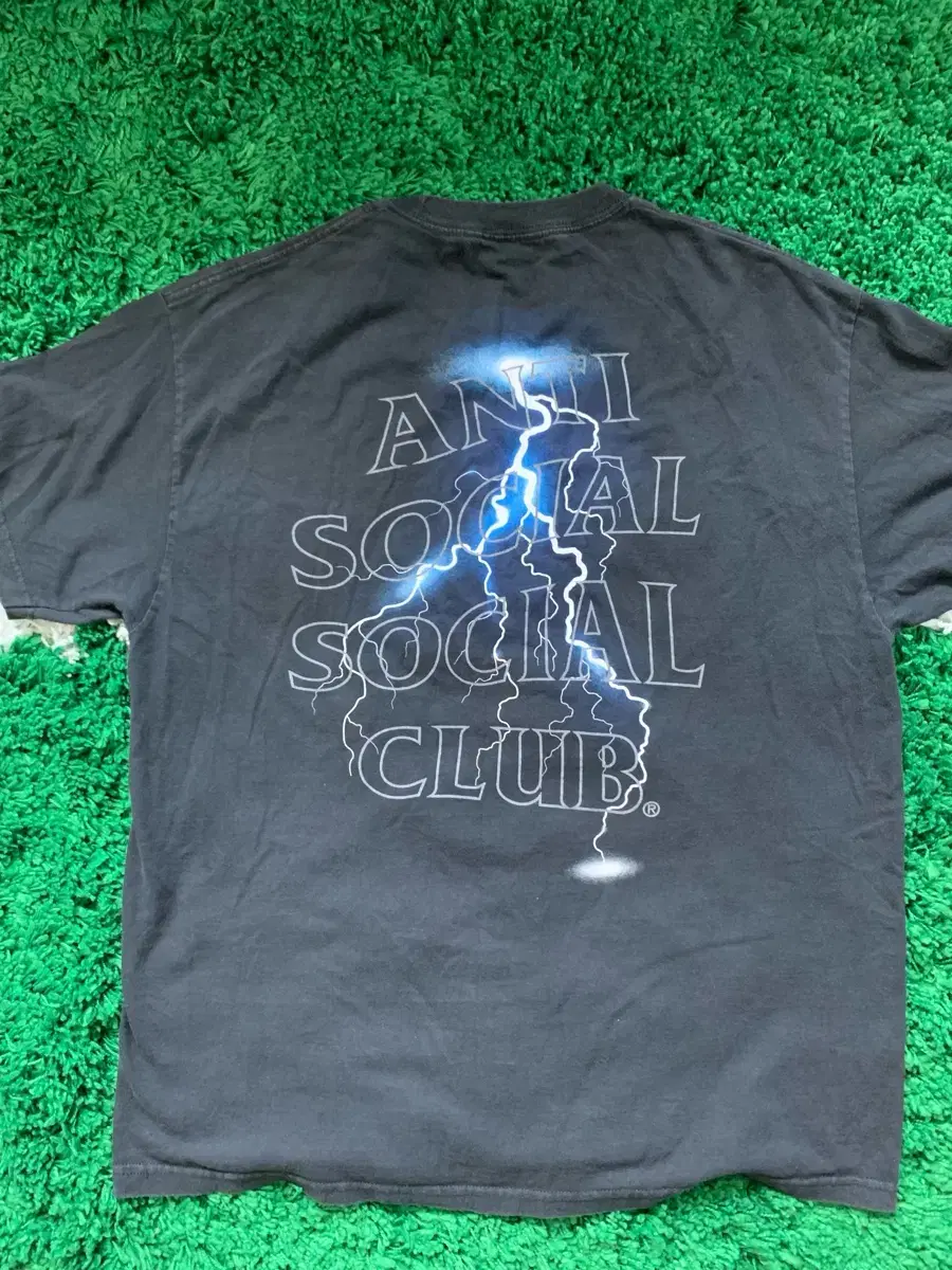 [XL] Anti Social Social Club Lightning T-Shirt Black