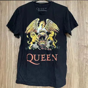 해외 구제 의류 QUEEN 퀸 밴드 T 락 밴드 프린트 로고 왕관