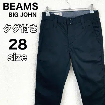 빔즈 BEAMS 빅 존 스키니 블랙 데님