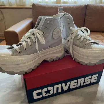 CONVERSE 트렉 웨이브 그레이 하이컷 통굽 스니커즈