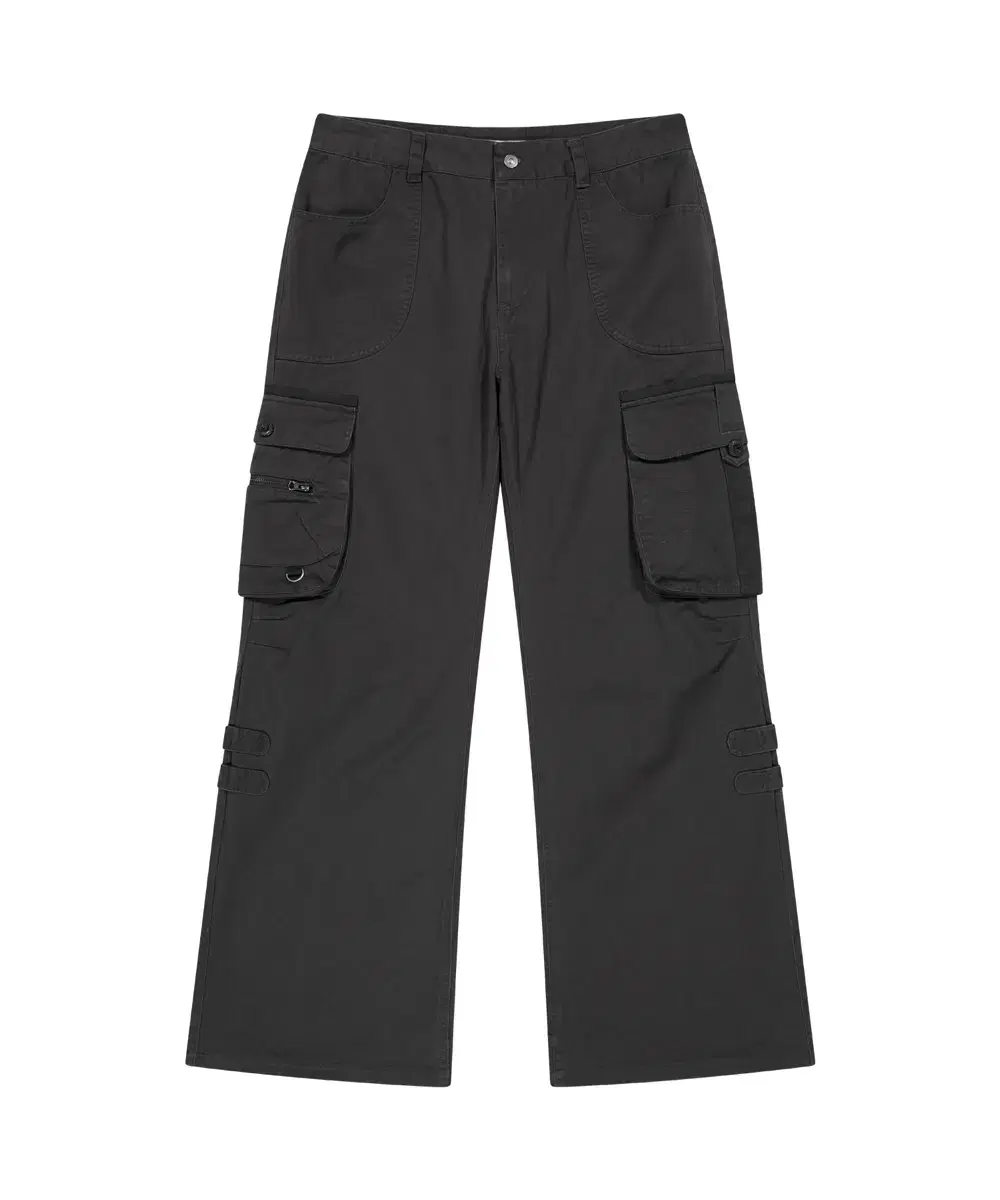 coyseio Koiseio Big Pocket Cargo Pants Charcoal