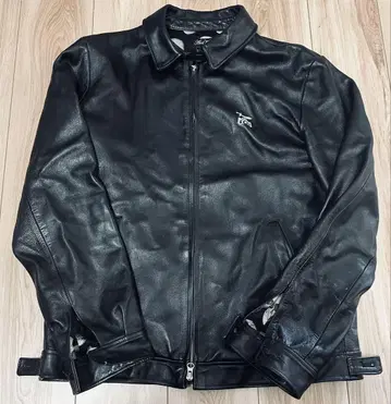 dead stock 안드산즈 가죽 자켓 스컬 XL 블랙