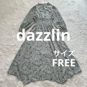 dazzlin 다즐린 플리츠 슬리브 셔링 원피스