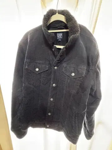 GAP 데님 트래커 자켓 보아 옷깃 코듀로이 M 사이즈