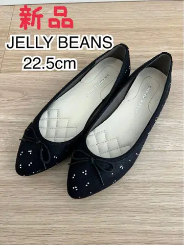 JELLY BEANS 블랙 발레 슈즈 22.5cm 새상품