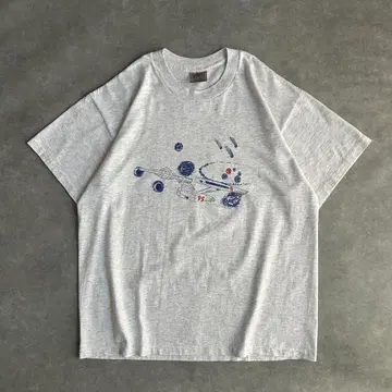 90s 오니타 프린트 티셔츠 멕시코제 싱글 스티치 우주