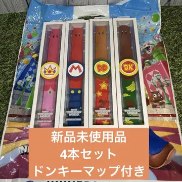 신상품 파워 업 밴드 4개 돈키 콩 디디 마리오 피치