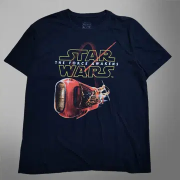 STAR WARS 스타 워즈: 각성의 포스 무비 티셔츠 블랙 XL
