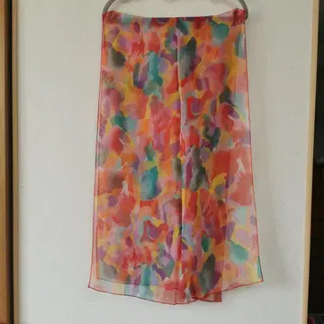 쉬폰 멀티 컬러 스톨
