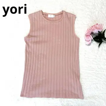 yori 슬리브리스 코튼 탑스 면100% 셔츠 티셔츠