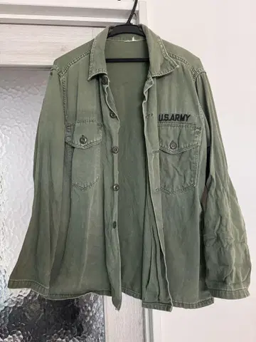 U.S. ARMY 밀리터리 자켓 올리브 그린 셔츠 카키