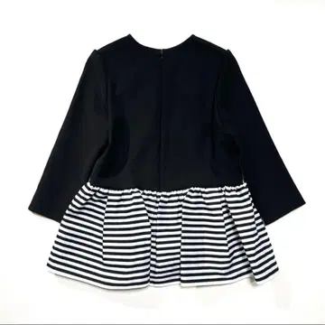 BORDERS at BALCONY 트윌 페플럼 탑 7부 기장 티셔츠