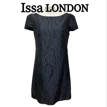 Issa LONDON 블랙 A 라인 드레스 구제 의류