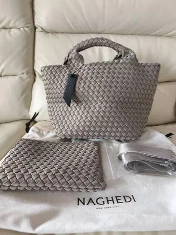 새상품 NAGHEDI 나게디 토트백 스몰 S 캐시미어