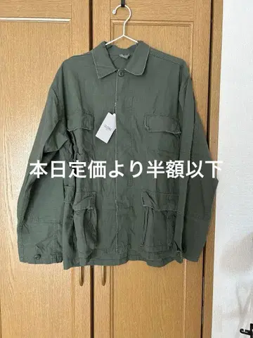 SLOBE 올리브 그린 밀리터리 자켓