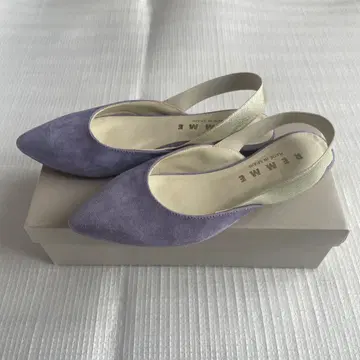 REMME 레메 백 스트랩 스웨이드 펌프스 23cm