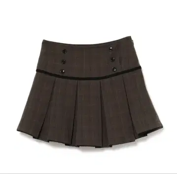 완판템 andmary Miu pleats skirt brown