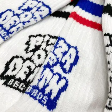 미개봉 새상품 PIZZA OF DEATH SOX 블랙과 트리콜로르 세트