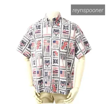 reynspooner 레인스푸너 미국 독립 기념 모델 반팔 셔츠