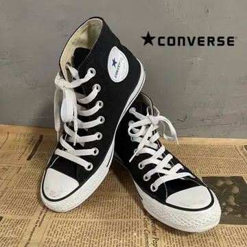 CONVERSE 블랙 하이컷 스니커즈