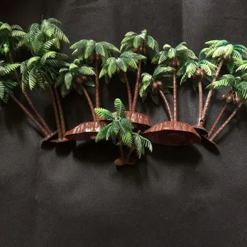 미사용 야자수 5개 세트 HAWAII 피규어 인테리어 잡화 서핑
