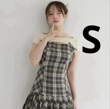 ANDMARY Karen 체크 미니 드레스 S