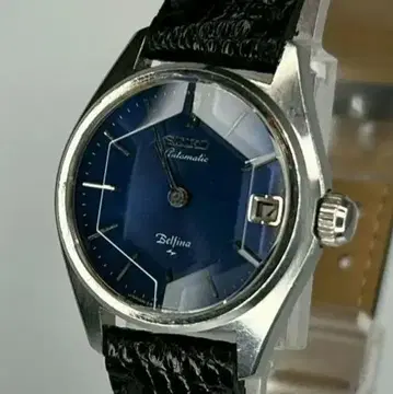 SEIKO 세이코 벨피나 헥사곤 컷 유리 자동 감기 작동 제품