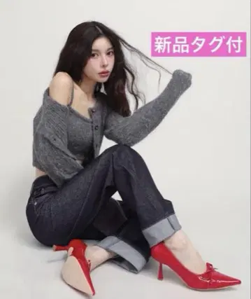 Darich 다리치 백 디자인 스트레이트 데님 팬츠