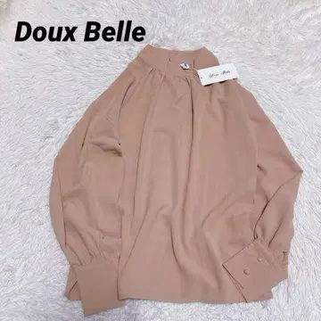 새상품 Doux Belle 블라우스 퍼프 볼륨 소매 드롭 숄더