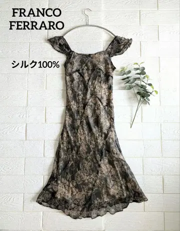 FRANCO FERRARO 프랑코 페라로 꽃무늬 실크 원피스