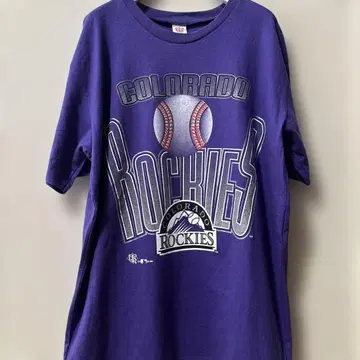 Colorado Rockies 야구 티셔츠 퍼플