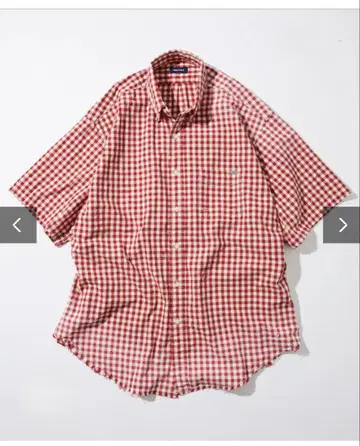 NAUTICA 체크 무늬 오버 사이즈 셔츠 M (L) 사이즈