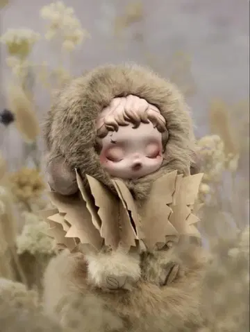 스컬 팬더 봉제 인형 L'impressionnisme Teakwood