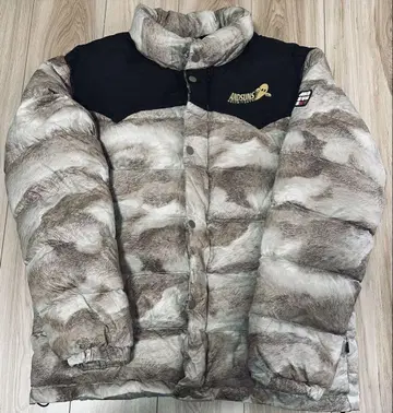 dead stock 안드산즈 늑대 패턴 패딩 자켓 XL
